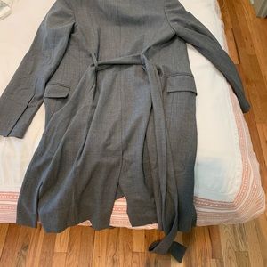MMLaflur gray trench coat